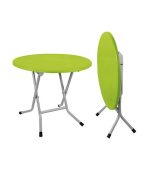 میز گرد تاشو پایه فلزی کد 722 - سبز