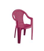 صندلی پلاستیکی بزرگ دسته دار 812 بنفش