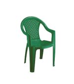 صندلی پلاستیکی بزرگ دسته دار 812 سبز تیره