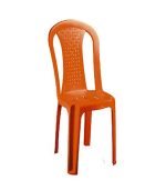 صندلی پلاستیکی بدون دسته 842 نارنجی
