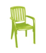 صندلی پلاستیکی دسته دار 886 سبز روشن