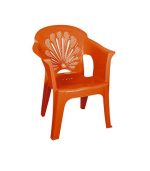صندلی پلاستیکی دسته دار 888 نارنجی