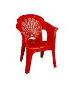 صندلی پلاستیکی دسته دار 888 قرمز
