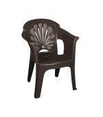 صندلی پلاستیکی دسته دار 888 قهوه ای