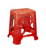 چهارپایه پلاستیکی ترمه 1117 قرمز