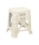 چهارپایه پلاستیکی ترمه 1117 شیری