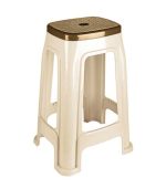 چهارپایه پلاستیکی دو رنگ 1418 صورتی