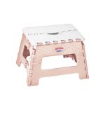 چهارپایه پلاستیکی تاشو 515 صورتی