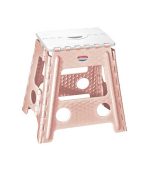 چهارپایه پلاستیکی تاشو 517 صورتی