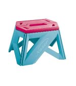 چهارپایه پلاستیکی تاشو مدل 616 آبی