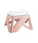 چهارپایه پلاستیکی تاشو مدل 616 صورتی