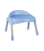 چهارپایه پلاستیکی پایه فلزی مدل 662 - آبی