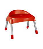 چهارپایه پلاستیکی پایه فلزی مدل 662 - قرمز