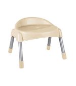 چهارپایه پلاستیکی پایه فلزی مدل 662 - کرم