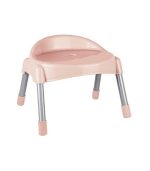 چهارپایه پلاستیکی پایه فلزی مدل 662 - صورتی