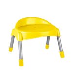 چهارپایه پلاستیکی پایه فلزی مدل 662 - زرد