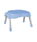 چهارپایه پلاستیکی پایه فلزی مدل 762 آبی