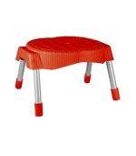 چهارپایه پلاستیکی پایه فلزی مدل 762 قرمز