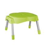 چهارپایه پلاستیکی پایه فلزی مدل 762 سبز