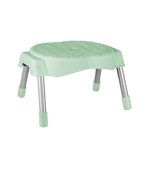 چهارپایه پلاستیکی پایه فلزی مدل 762 سبز روشن