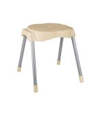 چهارپایه پلاستیکی پایه فلزی مدل 763 کرم