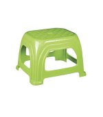 چهارپایه پلاستیکی حصیری کوتاه مدل 819 سبز