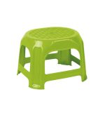 چهارپایه پلاستیکی حصیری کوتاه مدل 836 سبز