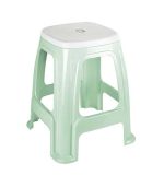 چهارپایه پلاستیکی دو رنگ 918 سبز روشن