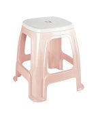 چهارپایه پلاستیکی دو رنگ 918 صورتی