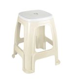 چهارپایه پلاستیکی دو رنگ 918 شیری