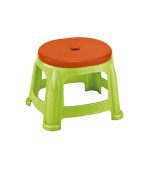 چهارپایه پلاستیکی کوتاه دو رنگ 919 سبز تیره