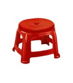 چهارپایه پلاستیکی کوتاه دو رنگ 919 قرمز