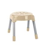 چهارپایه پلاستیکی پایه فلزی مدل 962 کرم