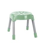 چهارپایه پلاستیکی پایه فلزی مدل 962 سبز روشن