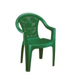 صندلی پلاستیکی دسته دار 872 سبز تیره