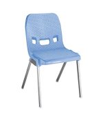 صندلی پلاستیکی پایه فلزی 881 آبی