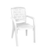 صندلی پلاستیکی دسته دار 885 سفید