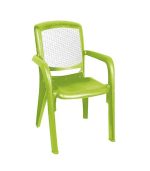 صندلی پلاستیکی دسته دار 887 سبز