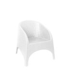 مبل پلاستیکی دسته دار 890 سفید