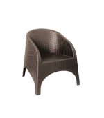 مبل پلاستیکی حصیربافت 890 قهوه ای