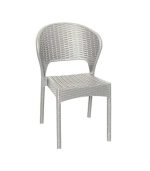 صندلی پلاستیکی بدون دسته 972 طوسی روشن