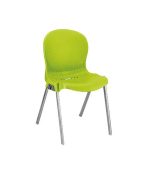 صندلی پلاستیکی پایه فلزی 980 سبز
