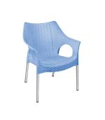 صندلی پلاستیکی پایه فلزی 991 آبی