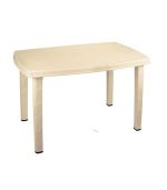 میز مستطیل پلاستیکی مدل 821 کرم