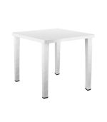 میز مربع پلاستیکی مدل 823 سفید