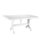 میز مستطیل پلاستیکی مدل 824 سفید