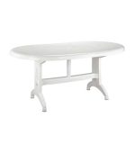 میز بیضی پلاستیکی مدل 825 سفید