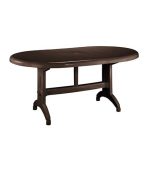 میز بیضی پلاستیکی مدل 825 قهوه ای