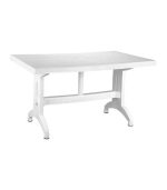 میز مستطیل پلاستیکی مدل 924 سفید