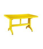 میز مستطیل پلاستیکی مدل 924 زرد